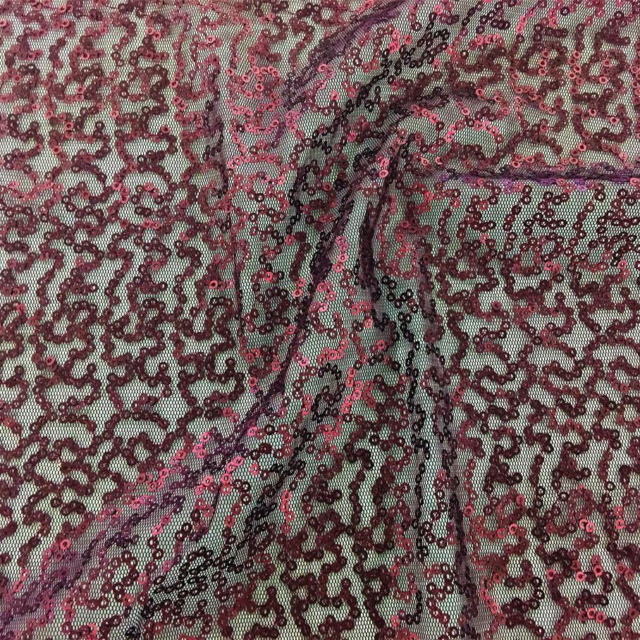 Caviar Dreams Stretch Mesh Sequin Fabric | Blue Moon Fabrics