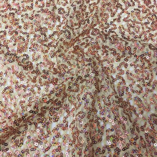 Cersei Stretch Lace Sequin Fabric | Blue Moon Fabrics