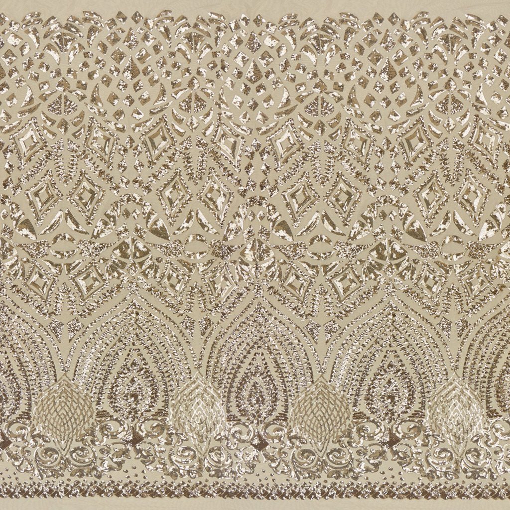Cleopatra Stretch Mesh Sequin Fabric | Blue Moon Fabrics