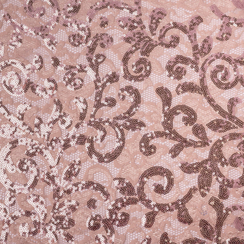 Cottage Garden Stretch Lace Sequin Fabric | Blue Moon Fabrics