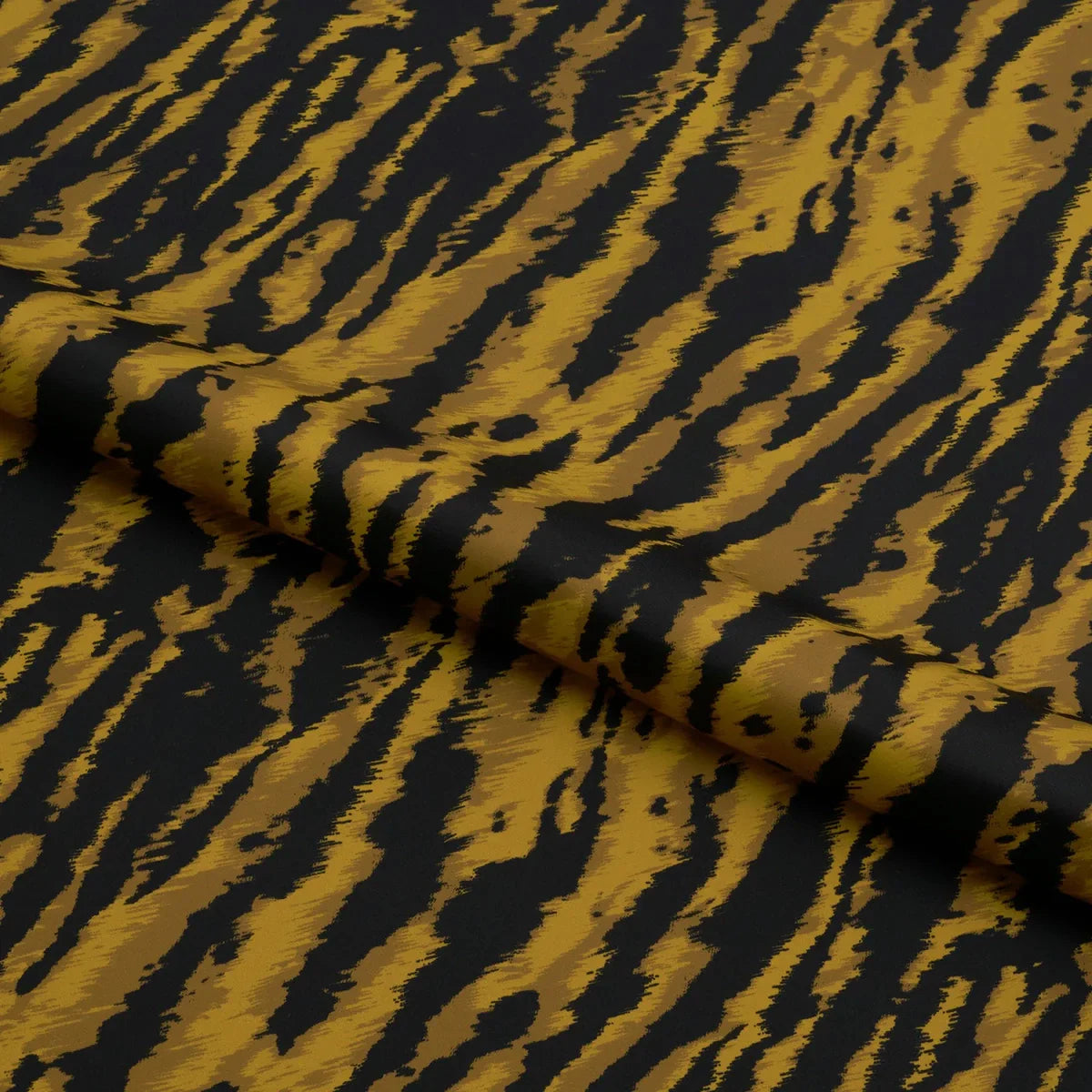 Tiger Stripes Printed Spandex Fabric | Blue Moon Fabrics