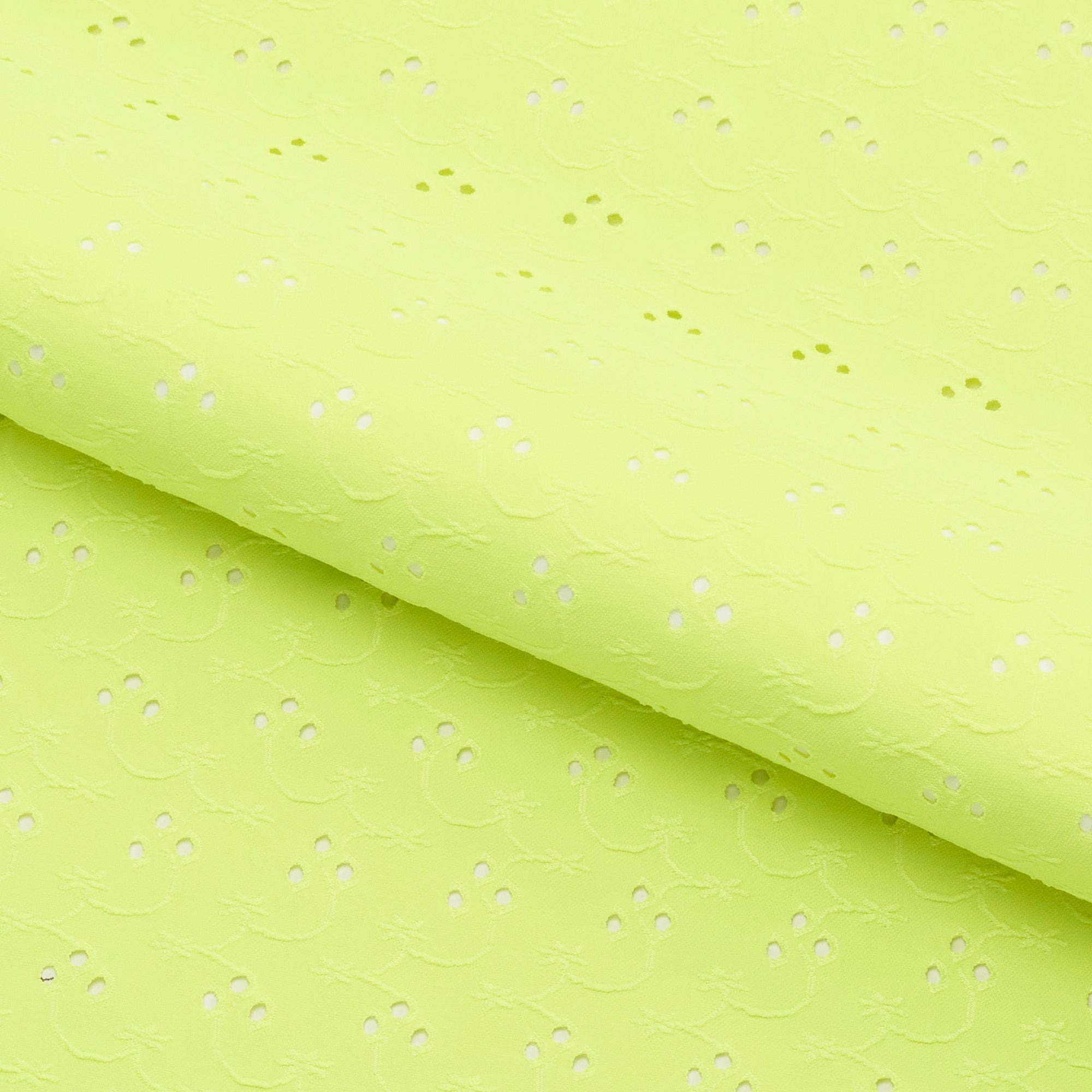 Eyelet Polyester Spandex Jacquard Fabric | Blue Moon Fabrics