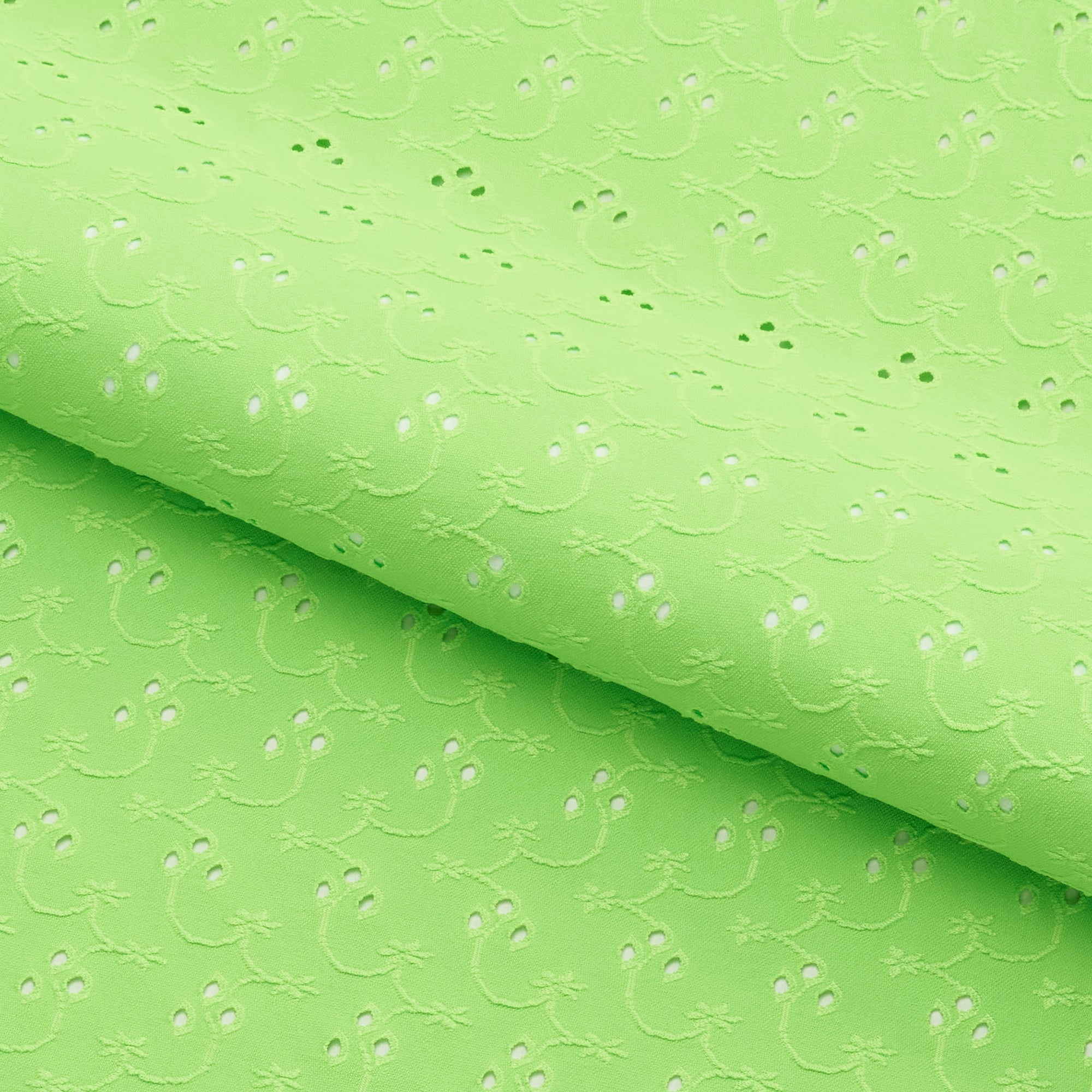 Eyelet Polyester Spandex Jacquard Fabric | Blue Moon Fabrics