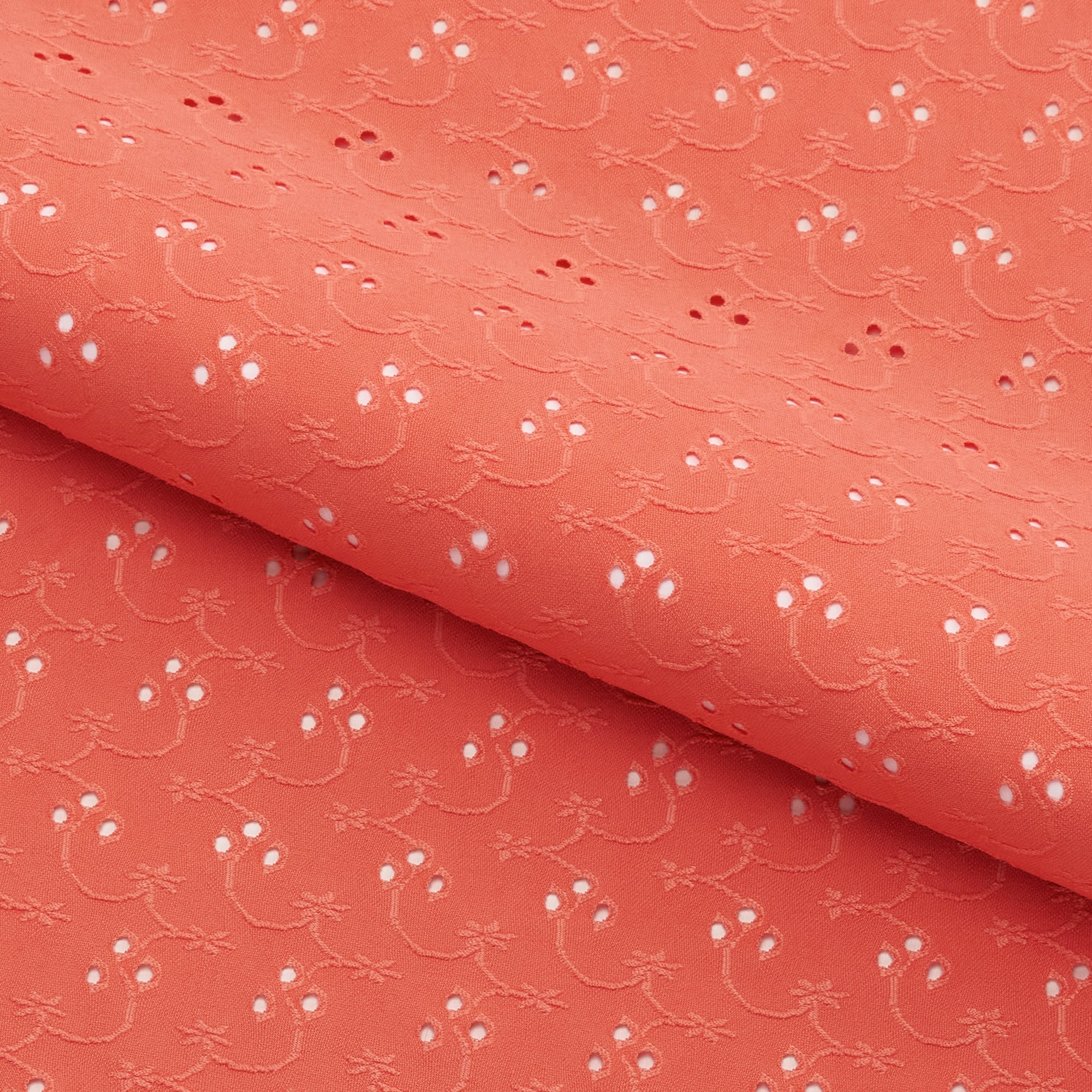 Eyelet Polyester Spandex Jacquard Fabric | Blue Moon Fabrics