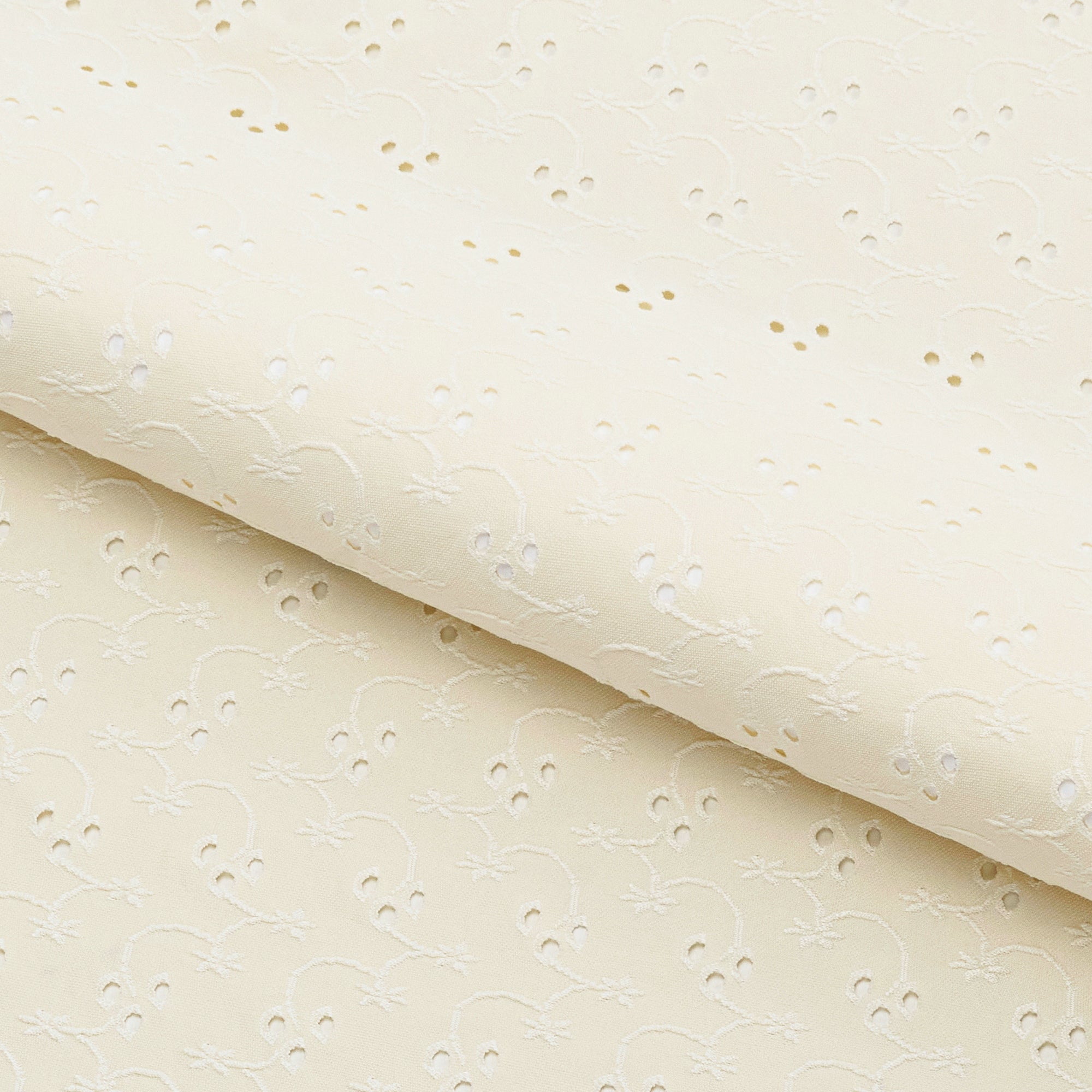 Eyelet Polyester Spandex Jacquard Fabric | Blue Moon Fabrics