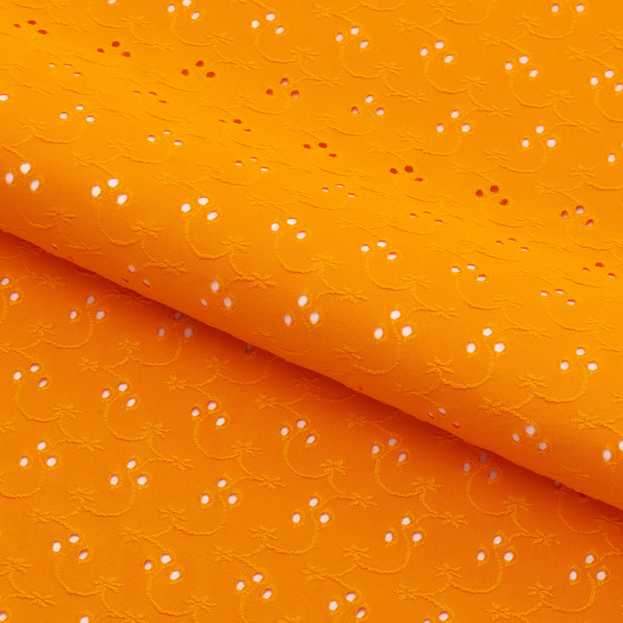 Eyelet Polyester Spandex Jacquard Fabric | Blue Moon Fabrics
