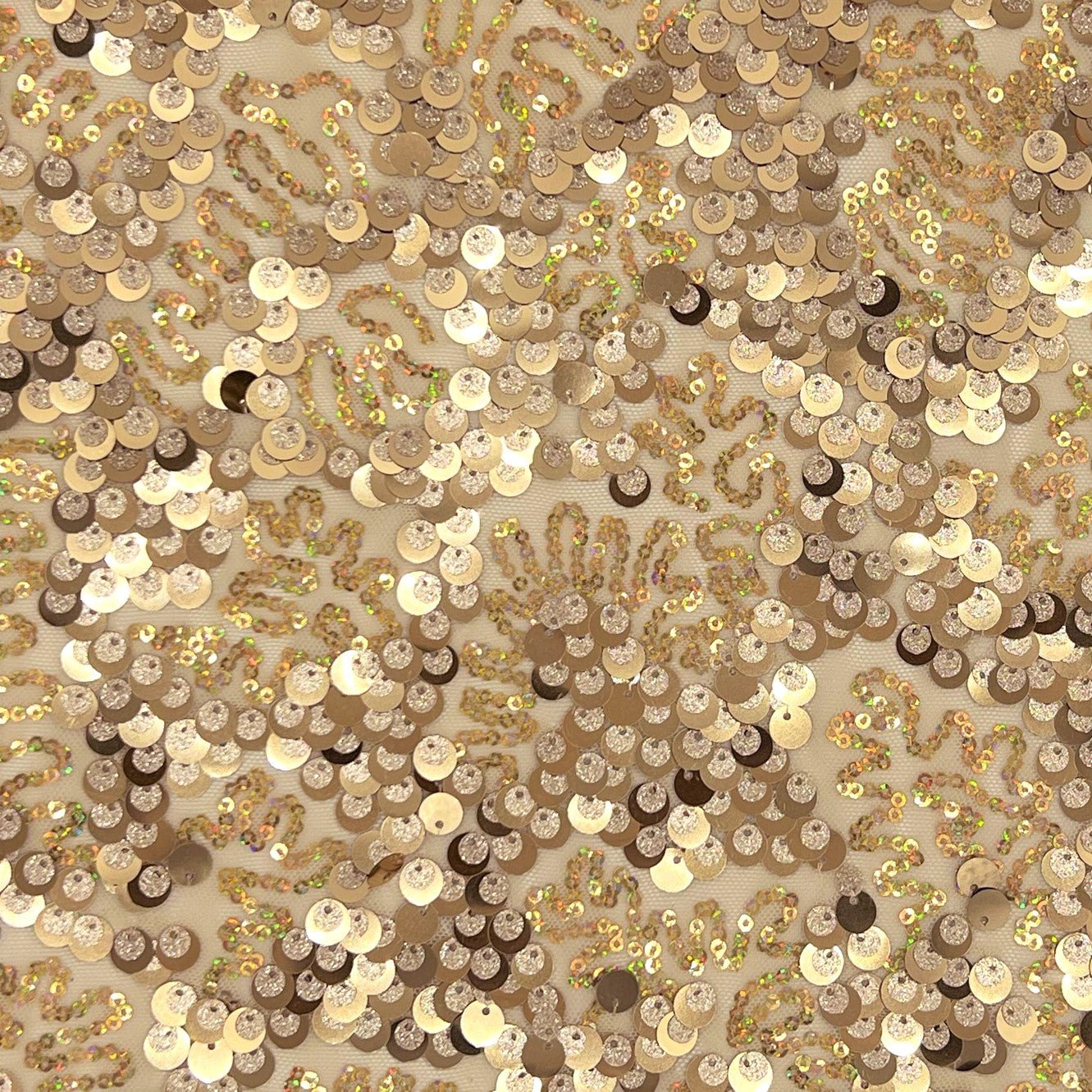 Fame Stretch Mesh Sequin Fabric | Blue Moon Fabrics