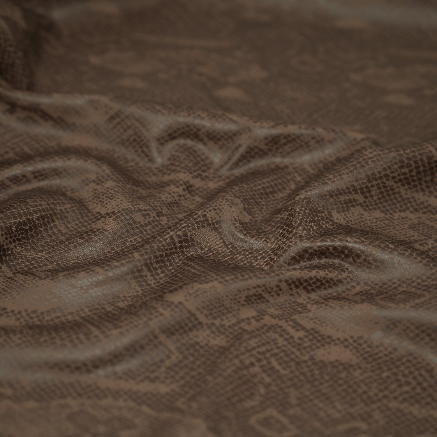 Medusa Snake Skin Foil Printed Spandex Fabric | Blue Moon Fabrics
