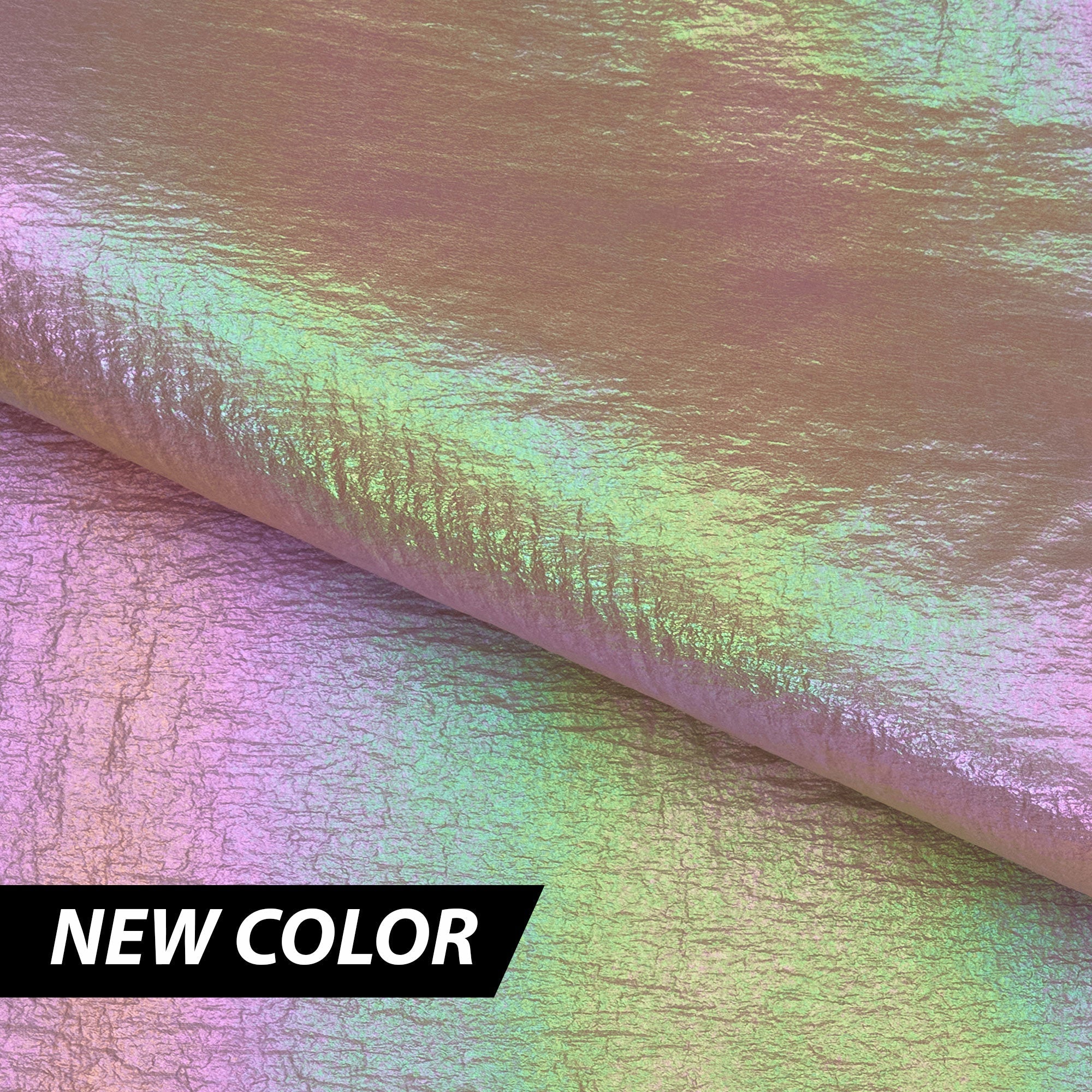 Mother of Pearl Foiled Nylon Fabric | Blue Moon Fabrics
