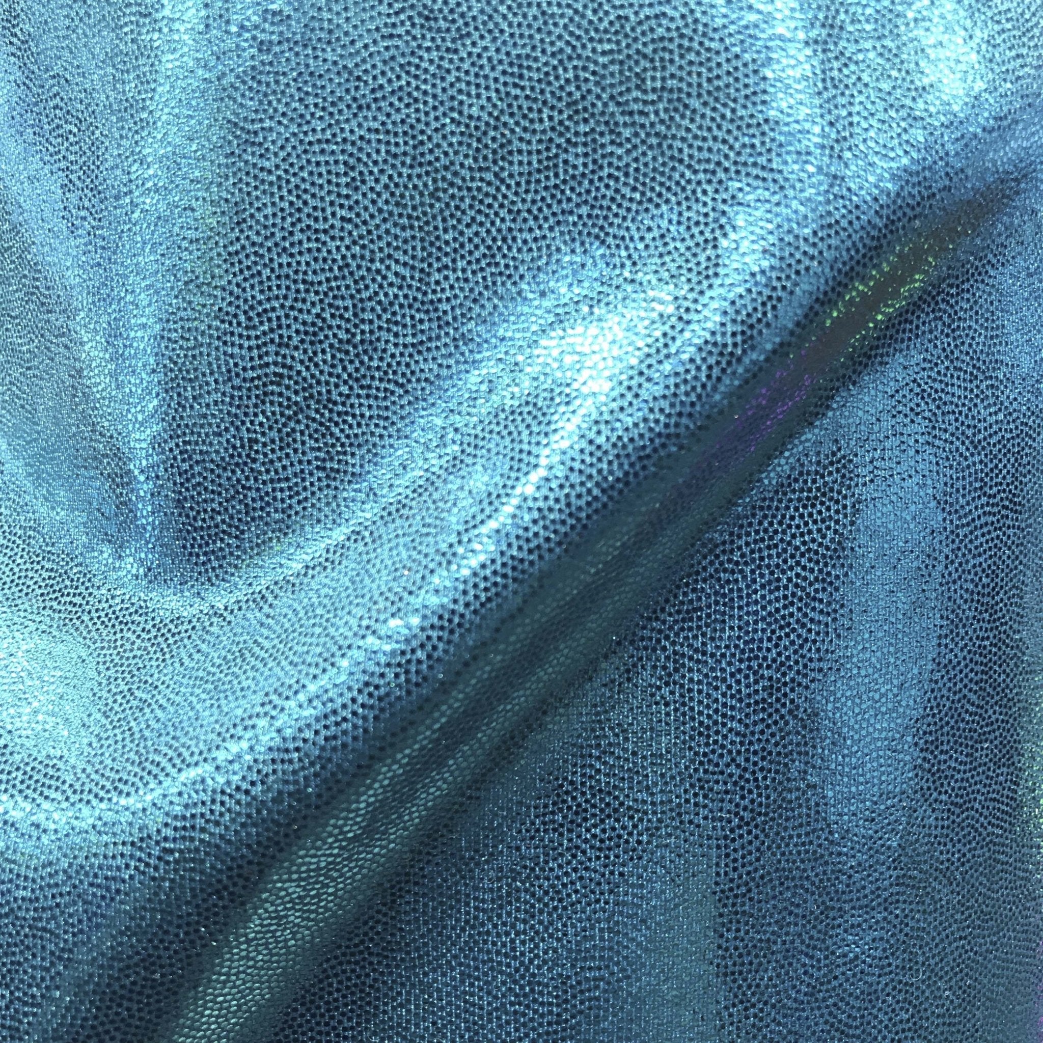 Mystique Foiled Spandex Fabric | Blue Moon Fabrics