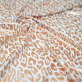 Madagascar Foiled Spandex Fabric | Blue Moon Fabrics