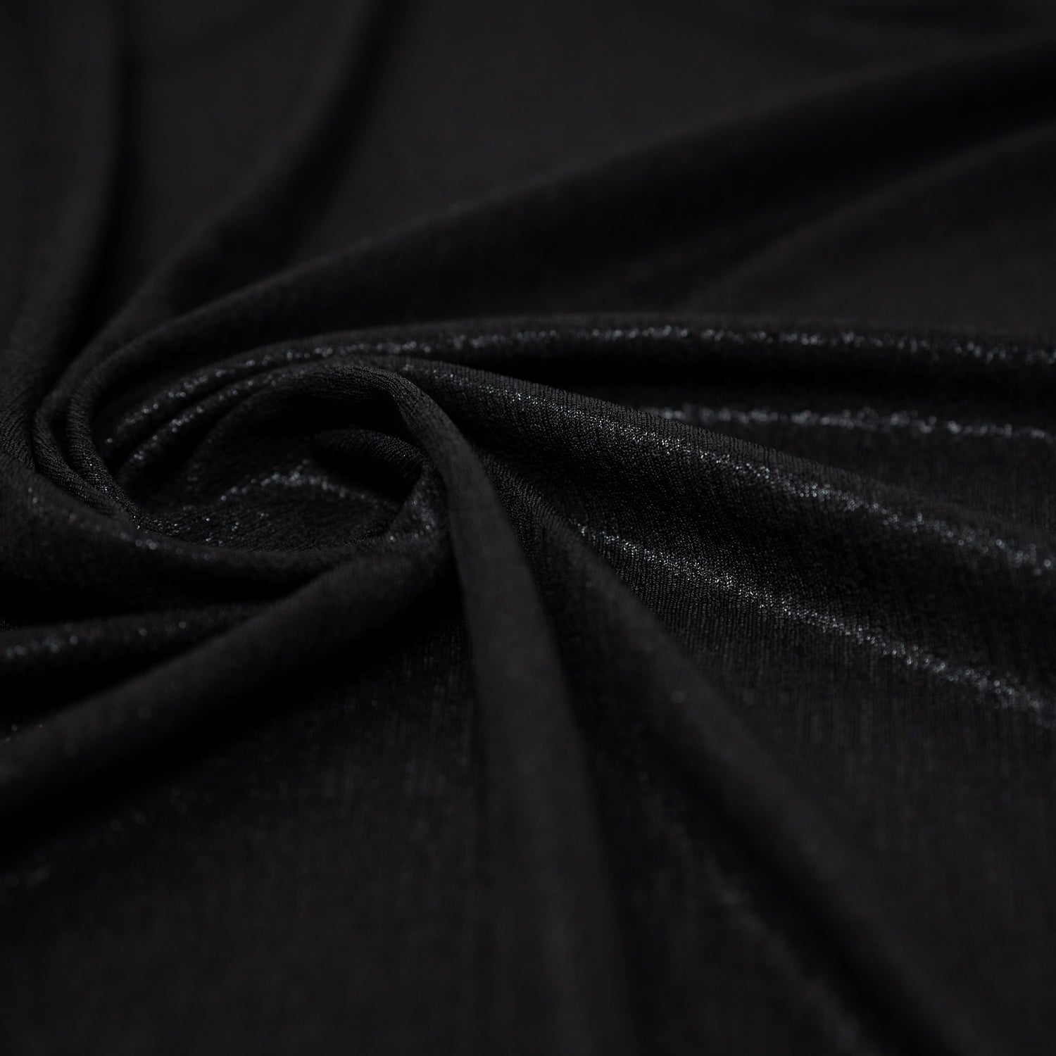 Posh Titanium Foiled Slinky Jacquard Fabric | Blue Moon Fabrics