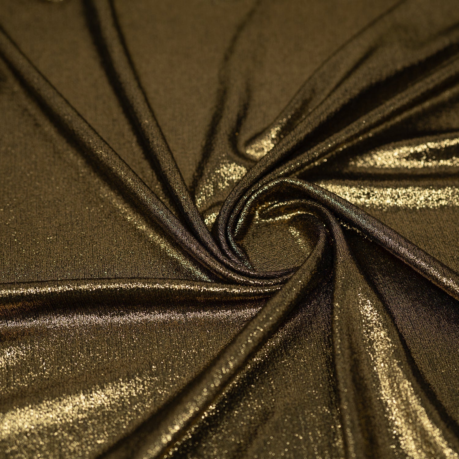 Posh Titanium Foiled Slinky Jacquard Fabric | Blue Moon Fabrics
