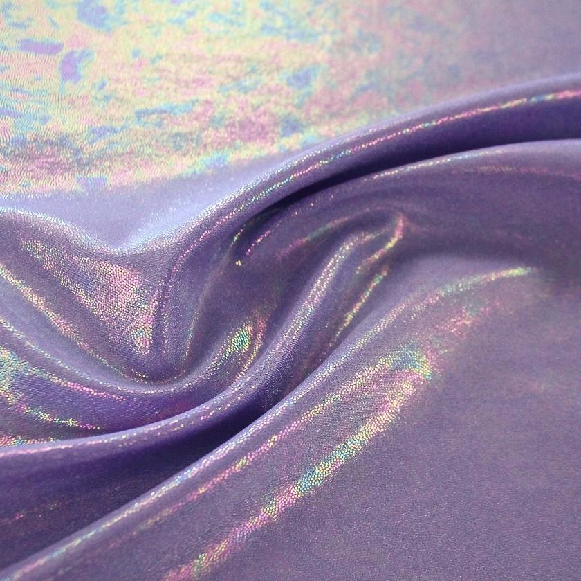 Prismatic Foiled Spandex Fabric | Blue Moon Fabrics