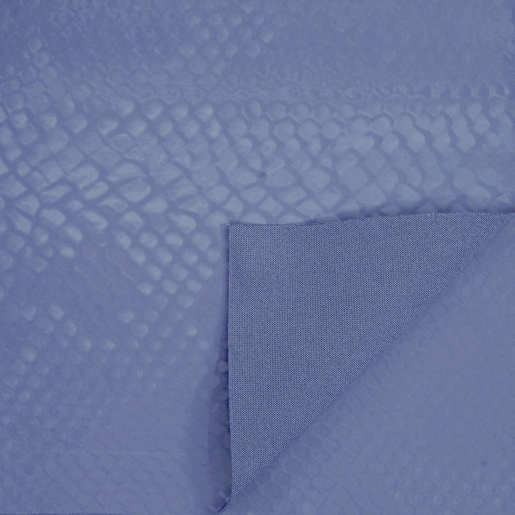 Serpent Polyester spandex Slick Vinyl Fabric | Blue Moon Fabrics