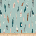 Campsite Heather & Feathers Fabric