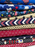 Assorted Patriotic Fat Quarter Bundle