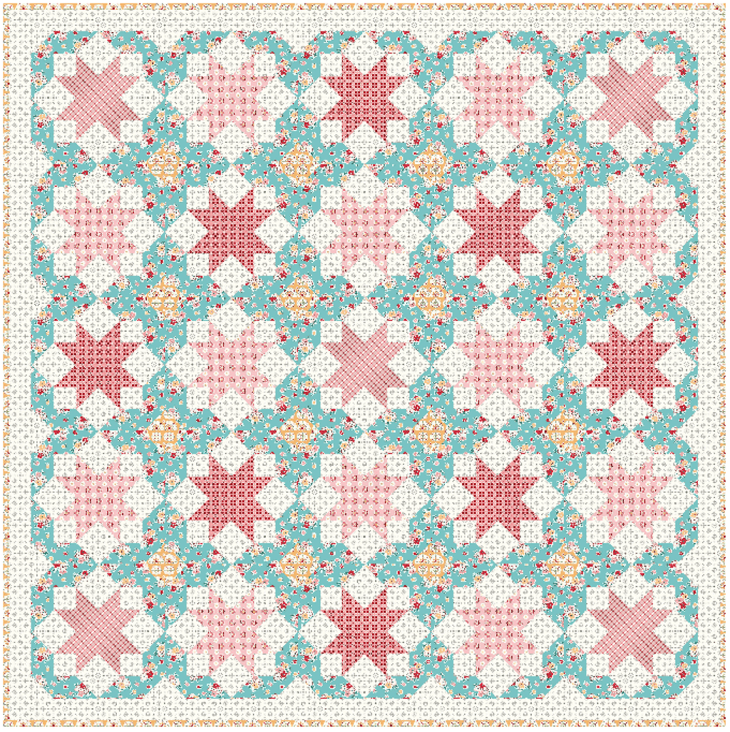 Country Heavens Quilt Pattern - Paper Pattern, Mailed