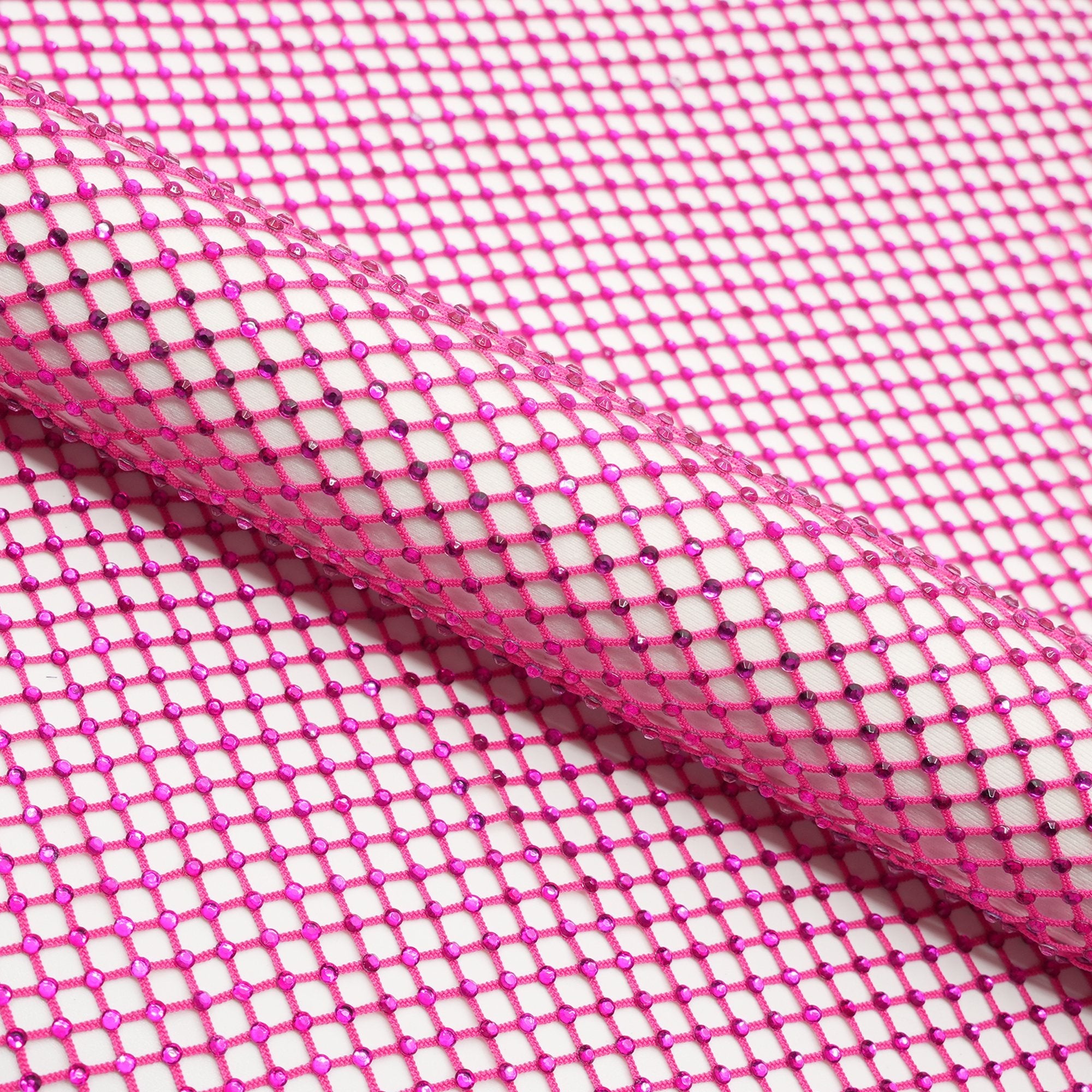 Enigma Diamond Fishnet Fabric | Blue Moon Fabrics