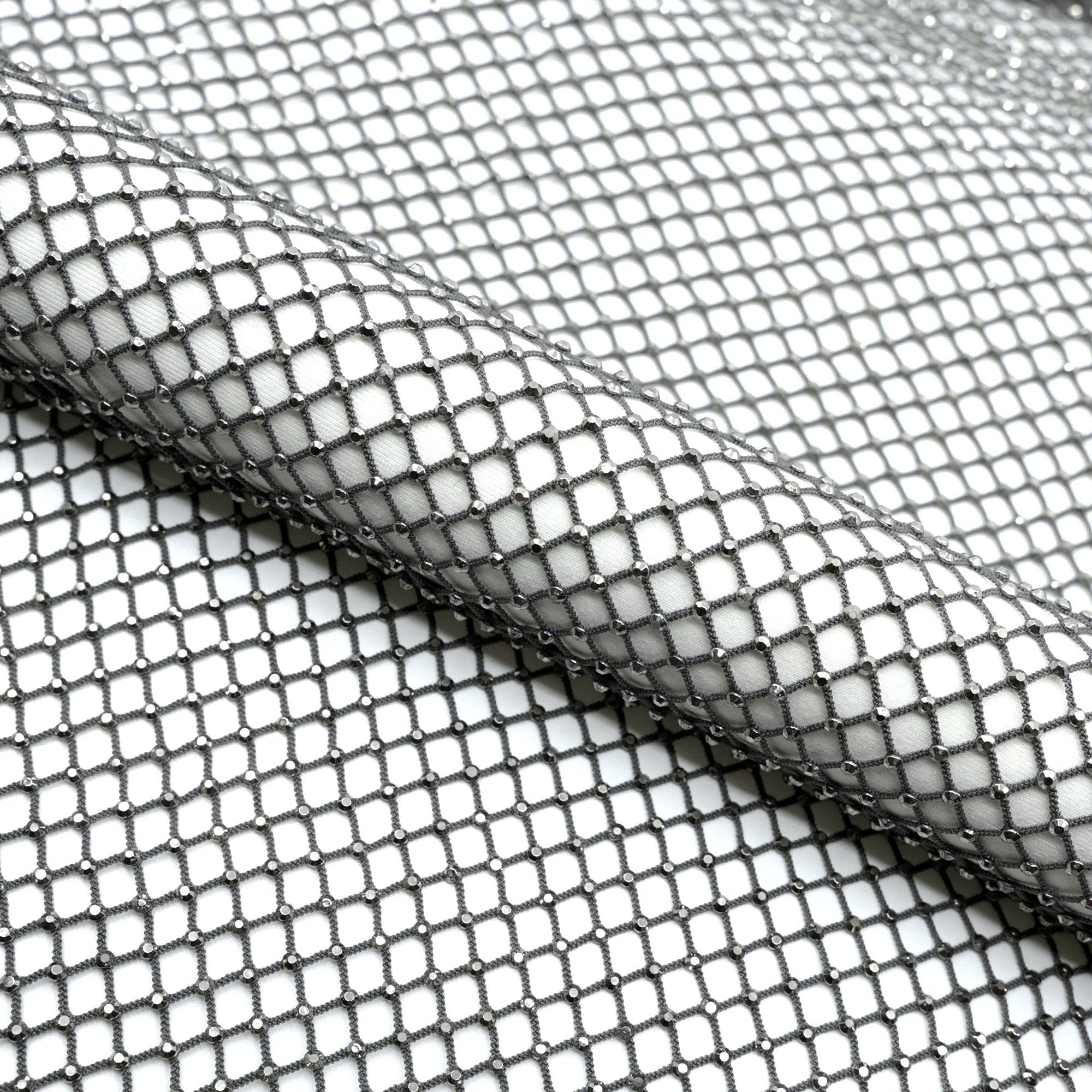 Enigma Diamond Fishnet Fabric | Blue Moon Fabrics