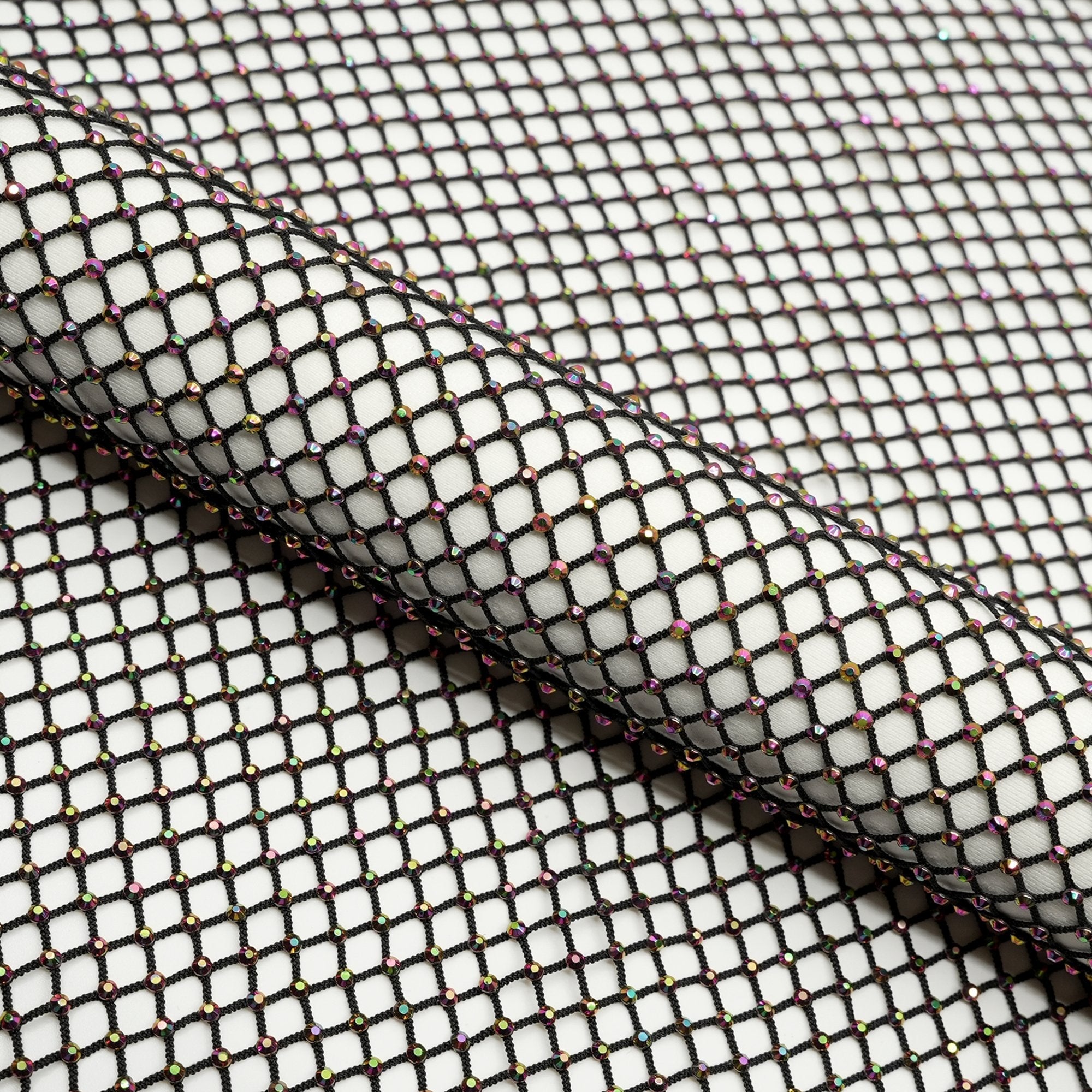 Enigma Diamond Fishnet Fabric | Blue Moon Fabrics