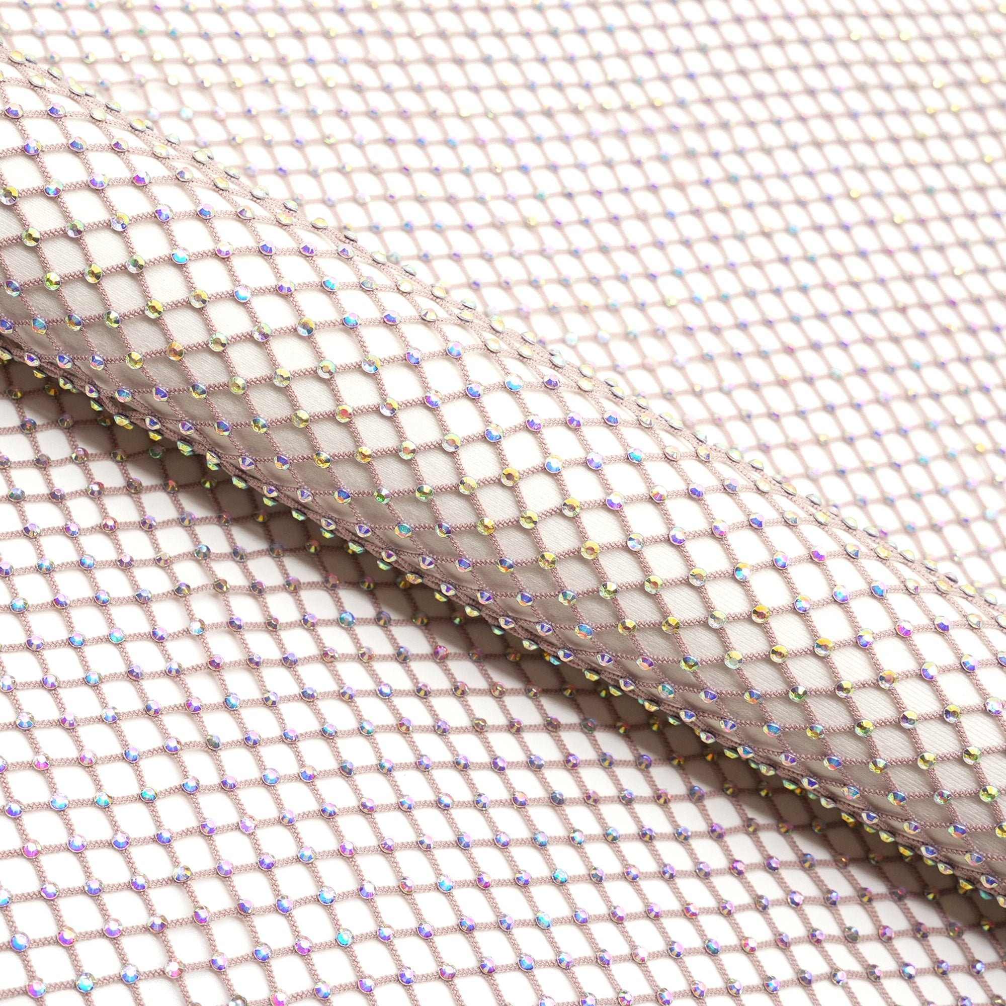 Enigma Diamond Fishnet Fabric | Blue Moon Fabrics