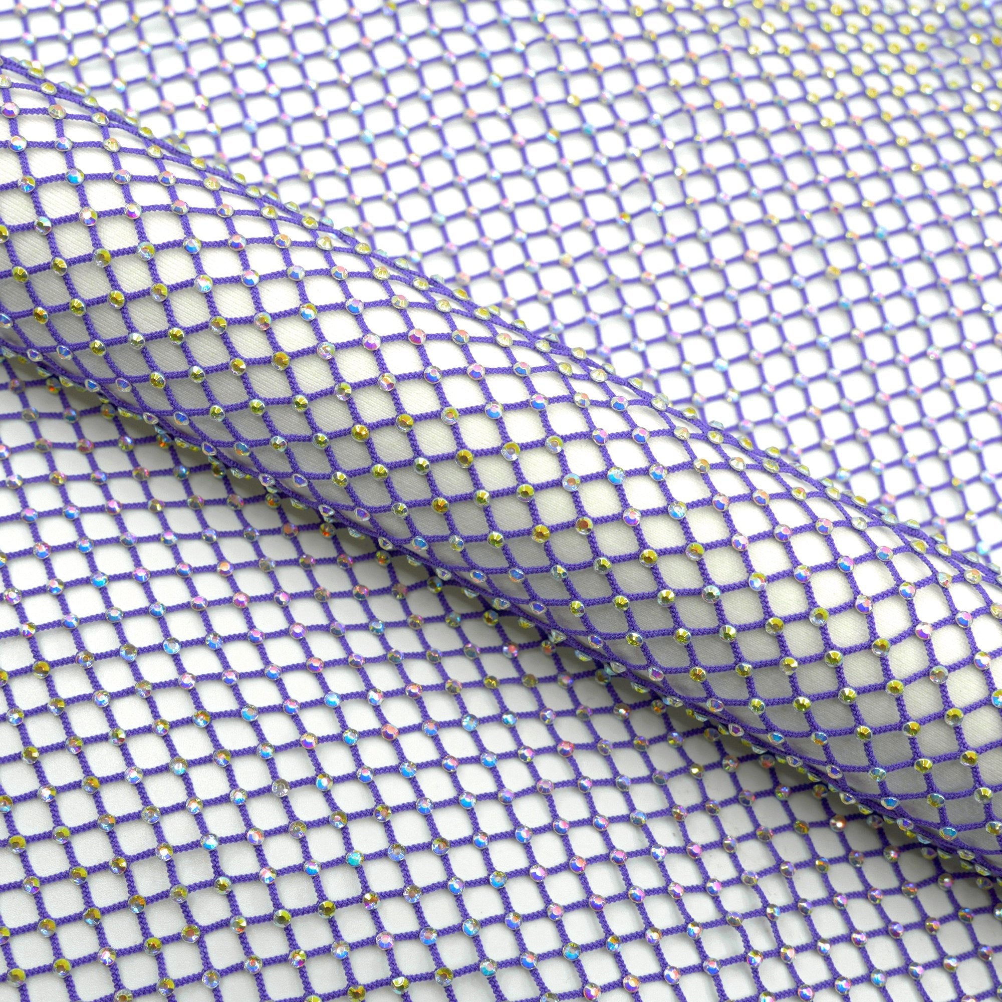 Enigma Diamond Fishnet Fabric | Blue Moon Fabrics