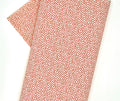 Orange and White Polka Dot Fabric